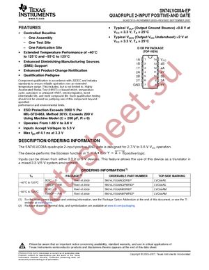 SN74LVC08AQDREP datasheet  